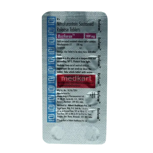 rezfuran 100mg tablet 14's